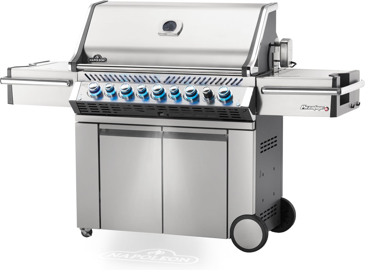 Napoleon gasbarbecue met achter- en zijbrander Prestige 195 x 65 x 130 cm