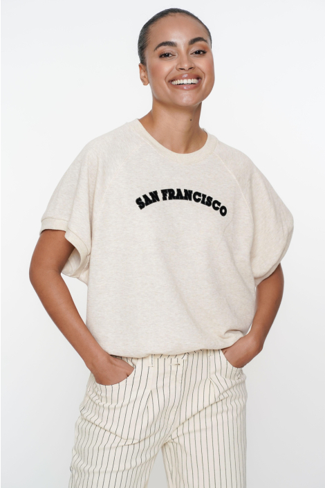 Geisha beige dames sweater