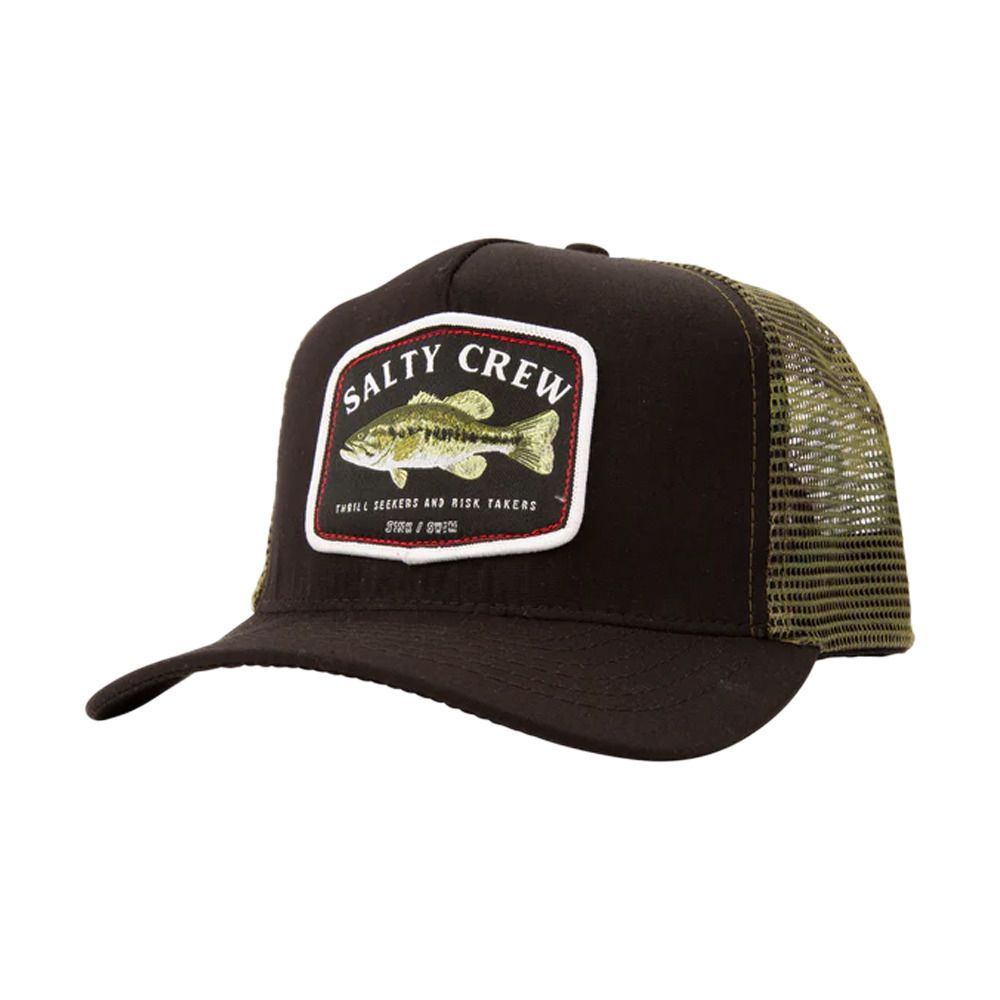 Salty Crew BIGMOUTH TRUCKER - Casquette Homme black/camo