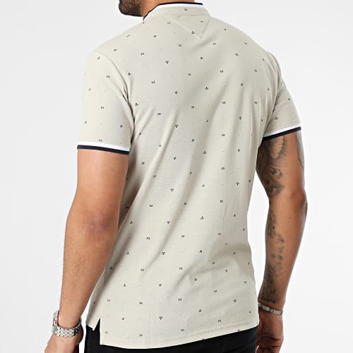 Polo Manches Courtes Beige