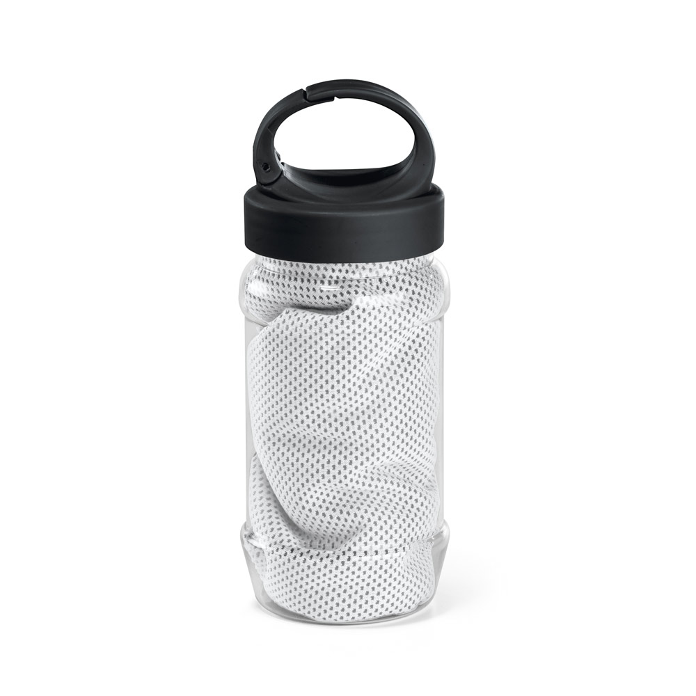 hi!dea 99967 - Ensemble de bouteille en PP et PET et serviette de sport en polyamide et polyester