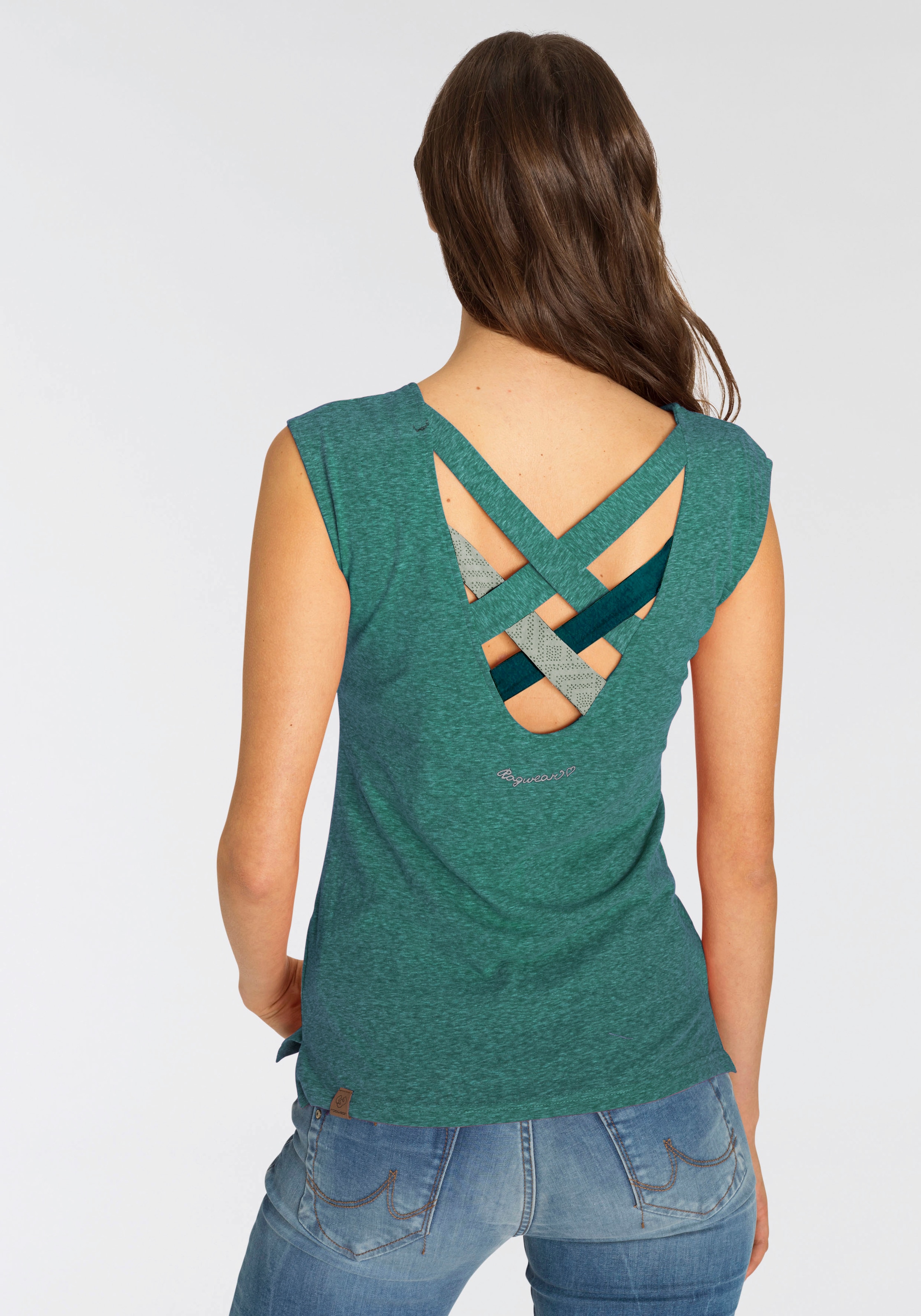 Ragwear T-Shirt »SOFIA O« mit besonderem Rückenausschnitt