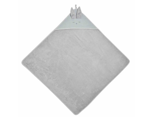 SEVIRA KIDS - Cape de bain en bambou et gaze de coton - lapin gris 100 x...