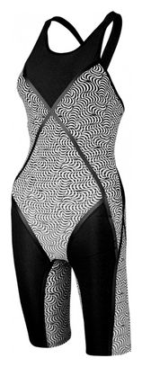Maillot de bain Michael Phelps matrix close back femme eu Noir Gris foncé