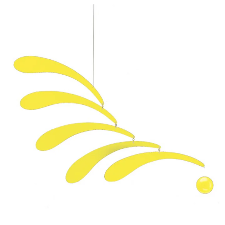 Flensted Mobiles - Flowing Rhythm Mobile - gelb