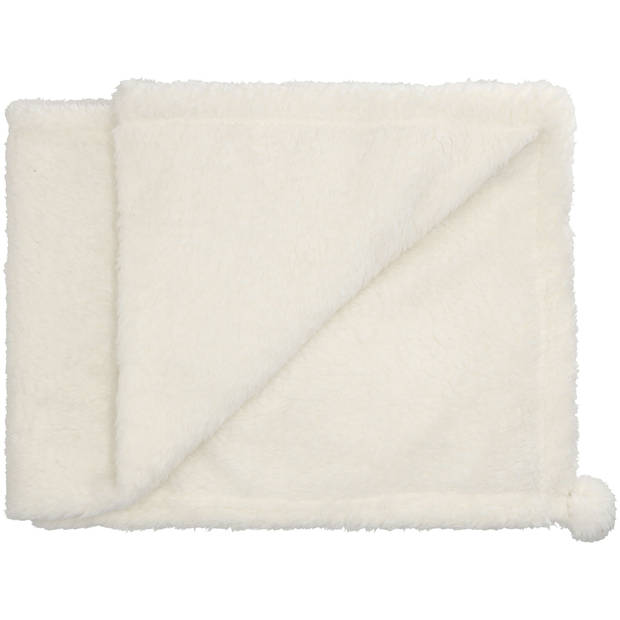 Blokker kinderplaid 70x100cm crème