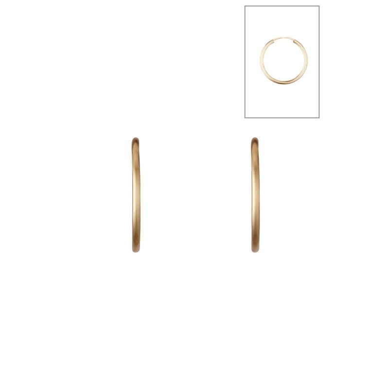 Boucles d'oreilles or jaune 
