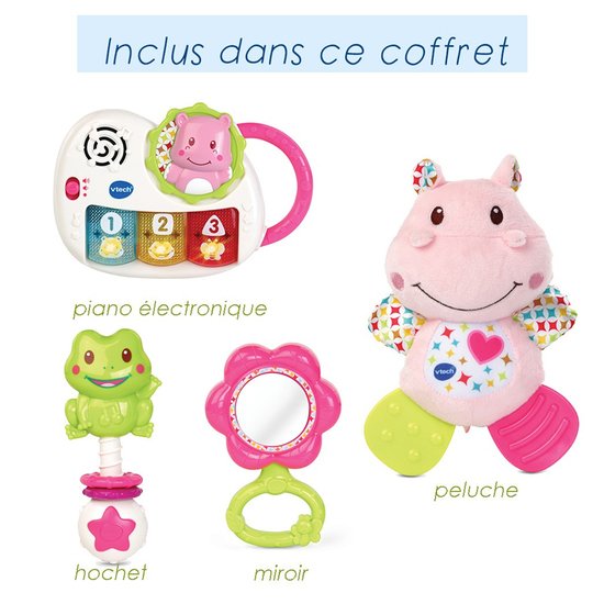 Coffret naissance éveil des sens    Rose        de               Vtech