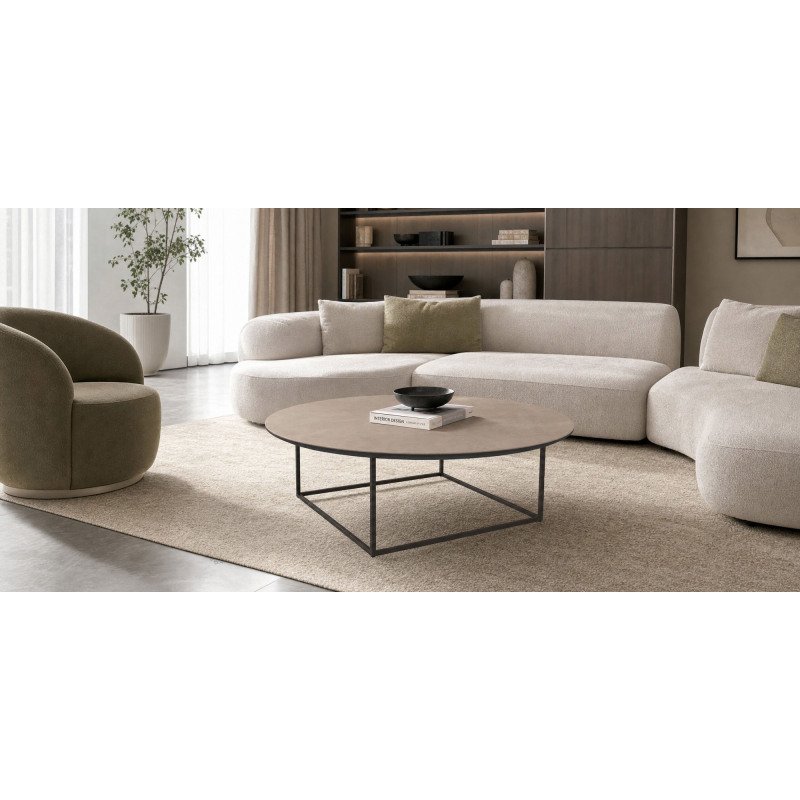 Table basse ronde MILAN Ø 100 cm