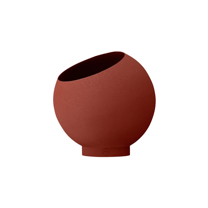 AYTM - Globe Blumentopf, Ø 21 x H 18,8 cm, ginger bread / ginger bread