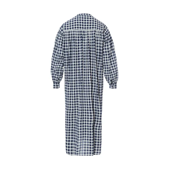 Laurence Bras Robe Noodle Carreaux | Bleu