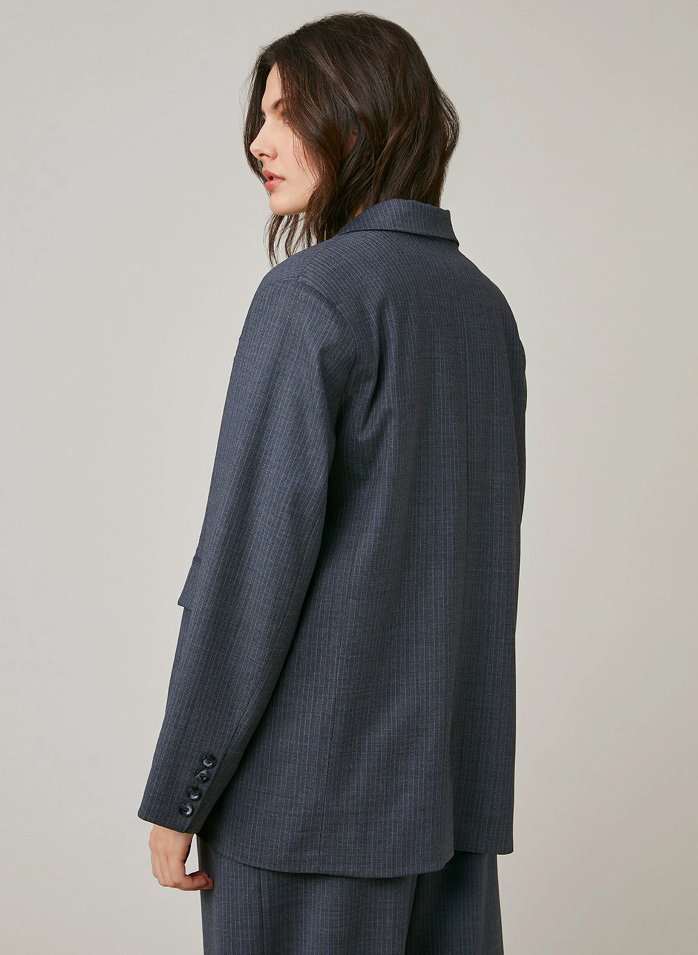 FINLEY - Veste de tailleur à rayures | Gris