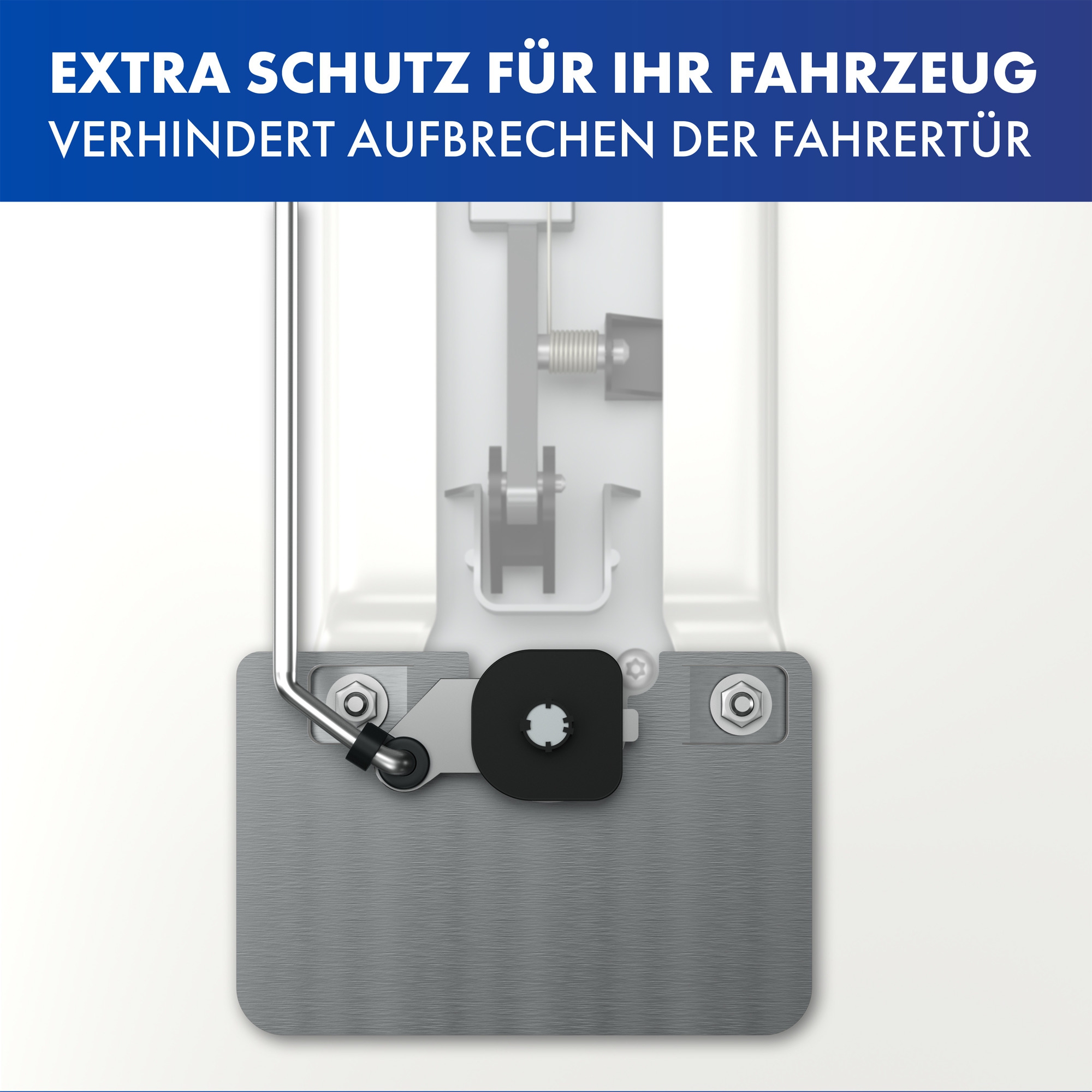 LAINFELD Einbruchschutz Prick Stop Fahrertür Türsicherung für FIAT Ducato, Citroen Jumper, Peugeot Boxer Wohnmobil