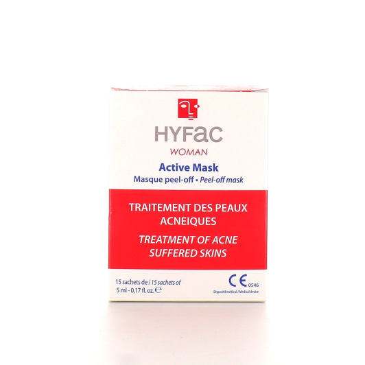 Masque peel-off Hyfac Woman Active Mask - Peaux acnéiques