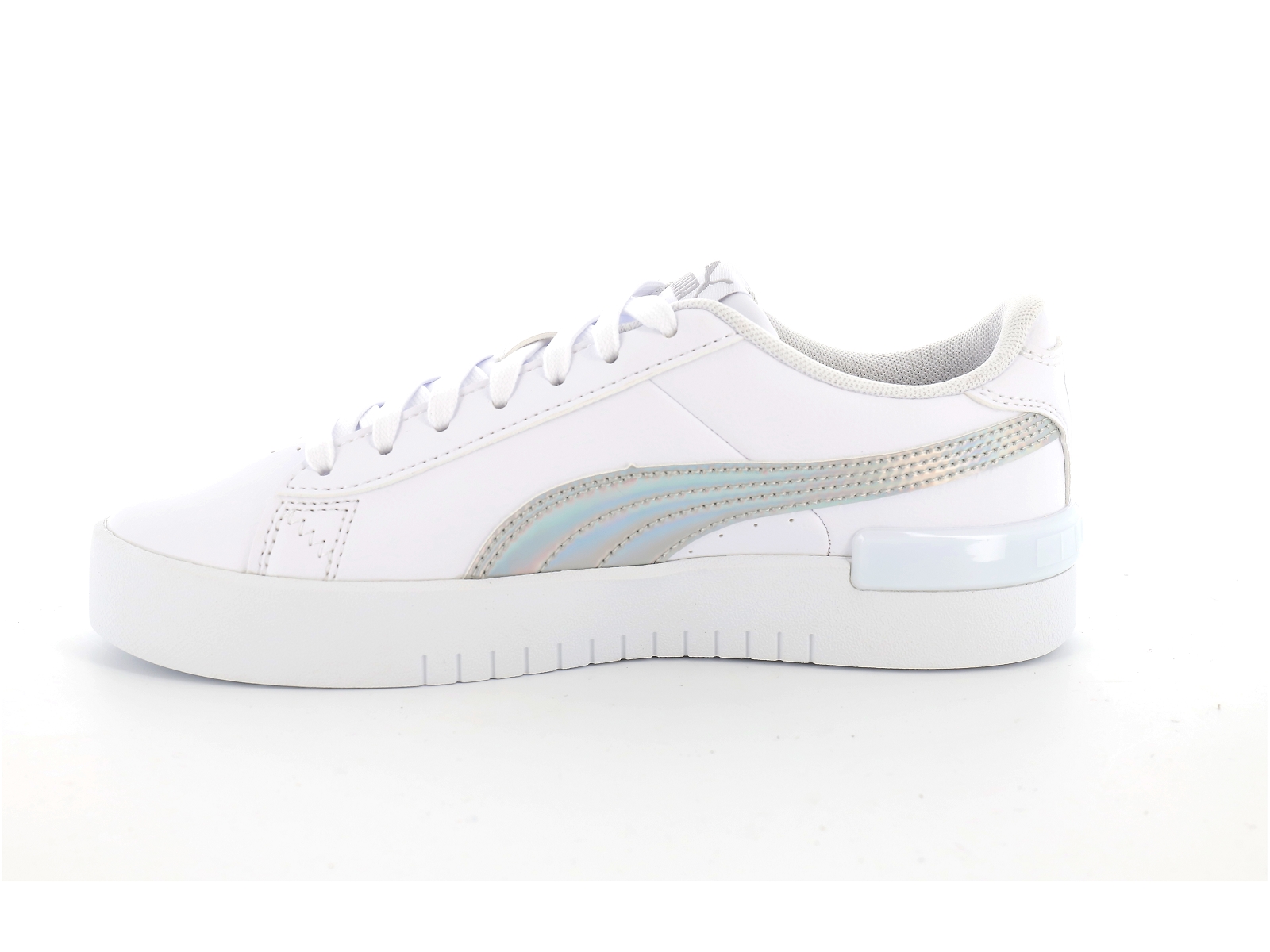 Puma-382661 Synthétique Blanc Argent