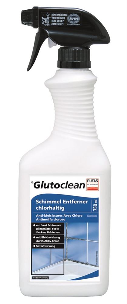 GLUTOCLEAN Schimmelentferner chlor<br>750 ml, Flasche