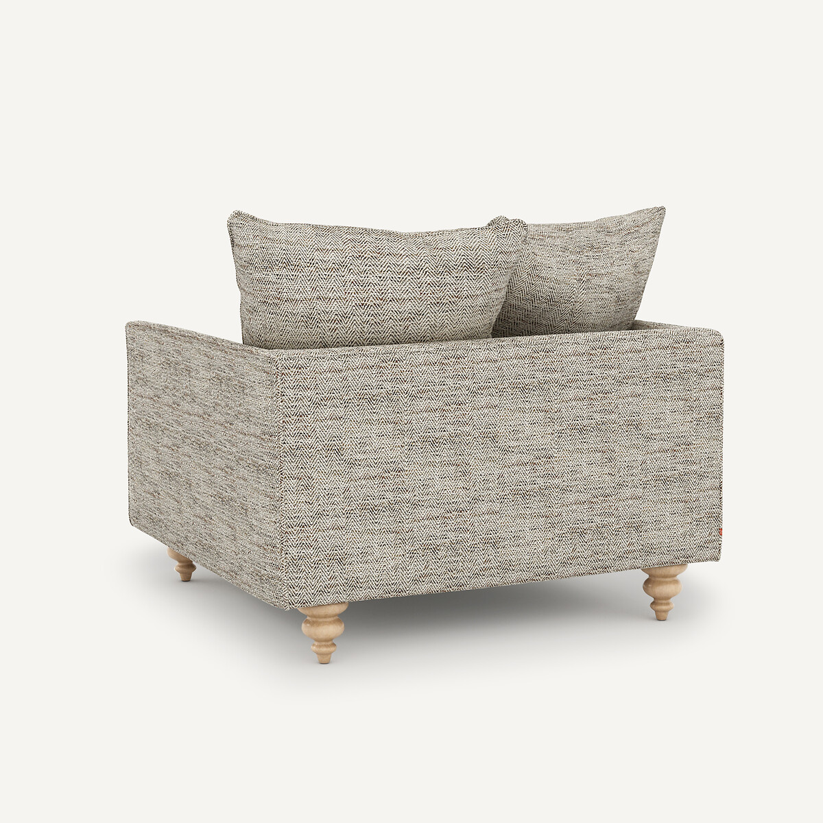 AM.PM<br>Poltrona em tecido cor de cobre salpicado, Lazare