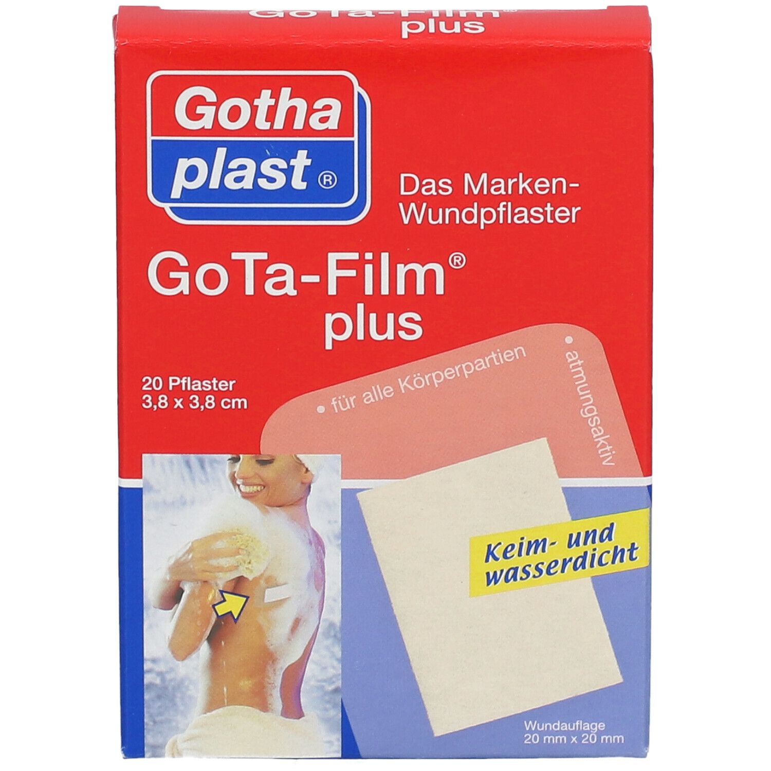 GoTa-FILM plus 3,8 cm x 3,8 cm