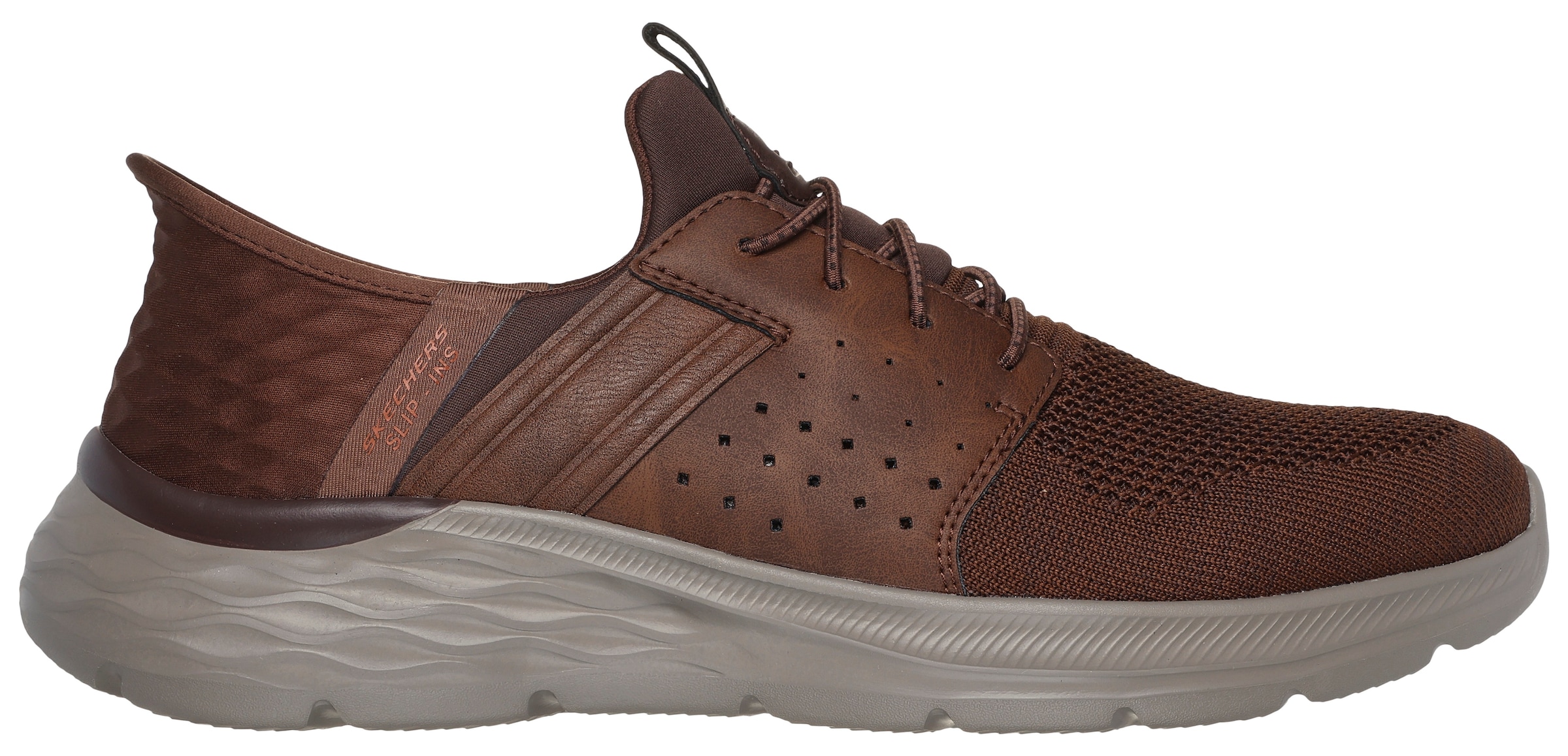Skechers Slip-On Sneaker »GARNER-NEWICK«  Slipper, Freizeitschuh mit praktischer Slip Ins-Funktion