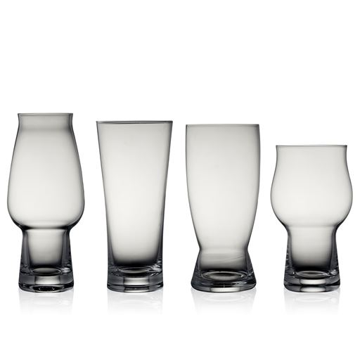 Lyngby Glas 4-pak Ølglas, Klar