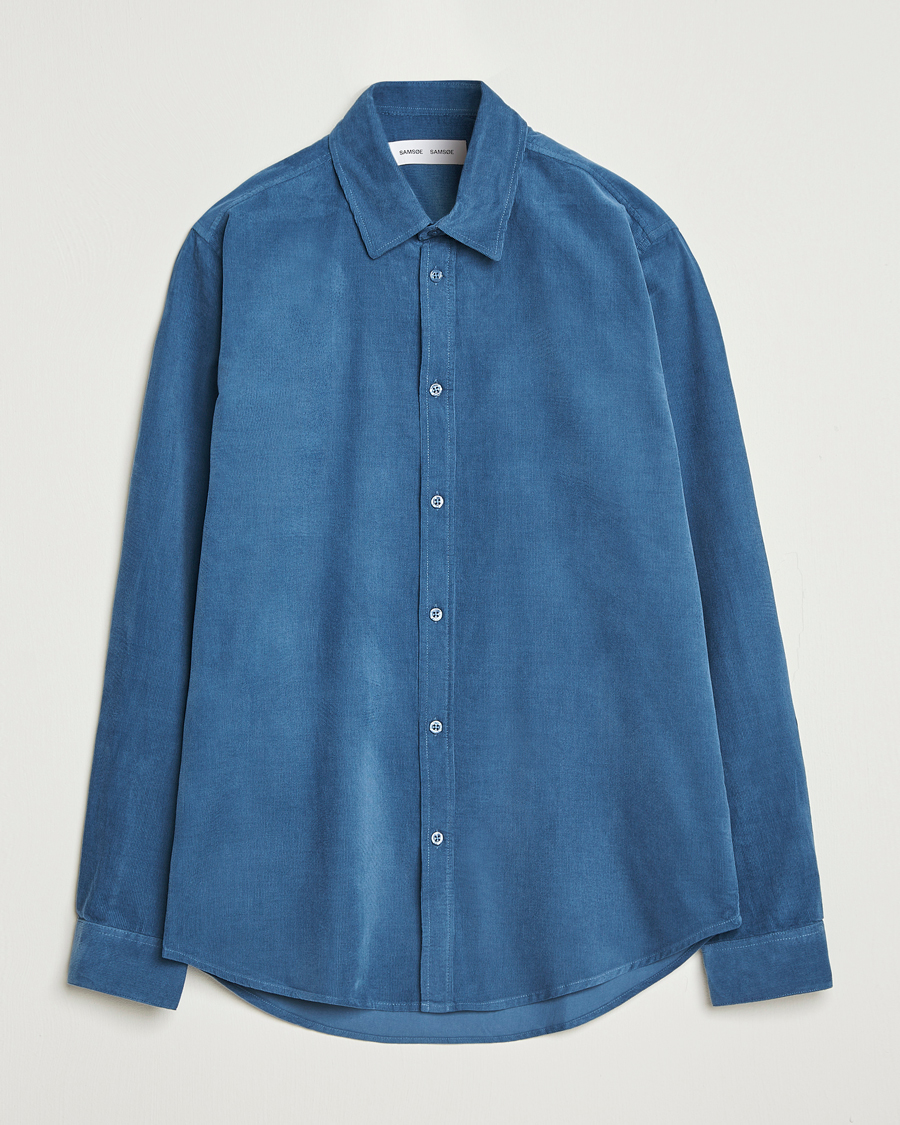 Samsøe Samsøe Liam Baby Cord Shirt Stellar Blue