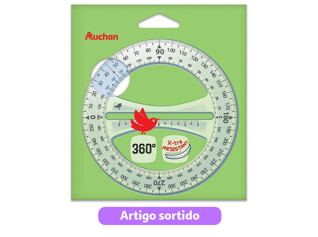 TRANSFERIDOR AUCHAN 360º - 12CM CORES SORTIDAS