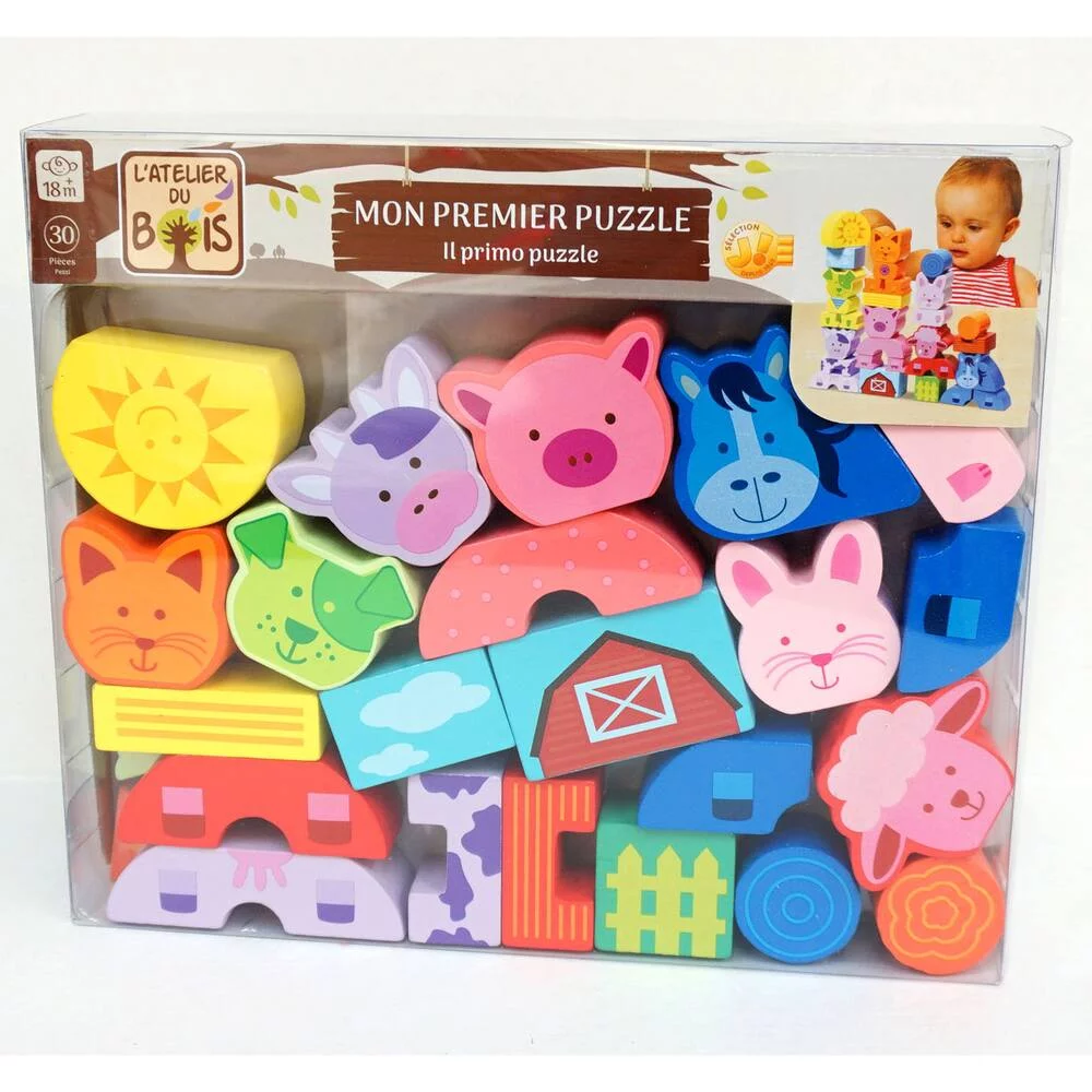 MON PREMIER PUZZLE EN BOIS 30 PIECES