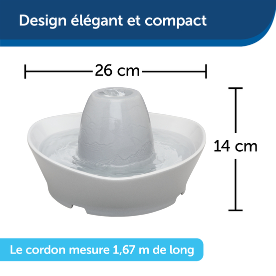 Fontaine Streamside ceramique 1.8L