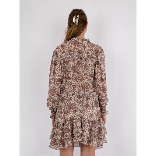 Neo Noir Rhia Vintage Paisley Bluse, Beige, 40