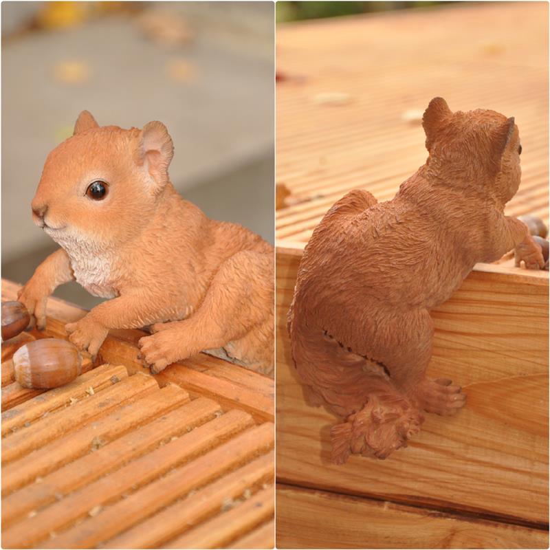 Dazikemo Eichhörnchen Zaunfigur