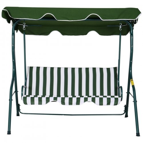 Cadeira de balanço para exterior Outsunny, verde