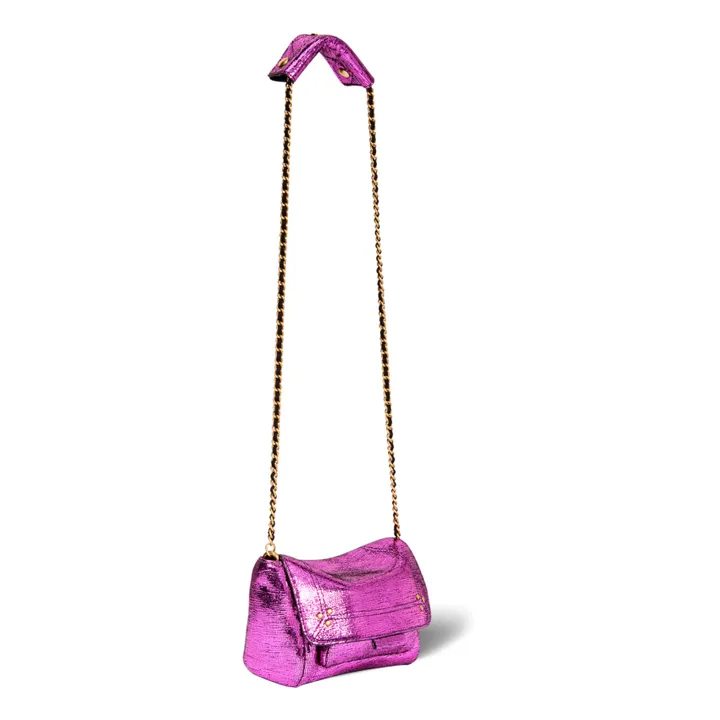 Jérôme Dreyfuss Sac Lulu S Lamé | Lamé Fuxia
