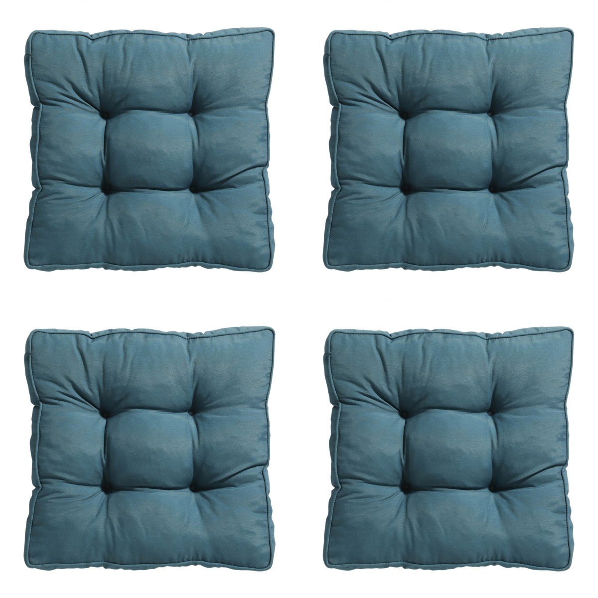 Madison Panama sea blue Zitkussen - Set van 4