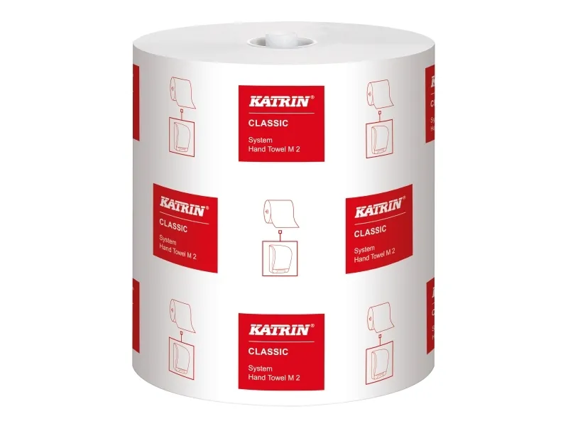 Aftørringspapir Katrin System M2 2-lags 21cm x 170m - (6 ruller pr. karton)