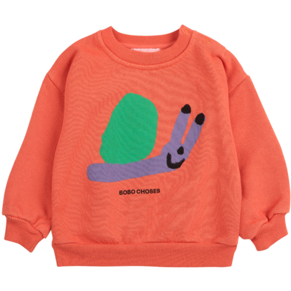 Køb Bobo Choses Red Funny Snail Sweatshirt