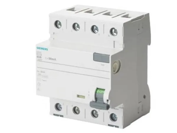 Siemens 5SV34446LA FI-sikkerhedsafbryder A 40 A 0.1 A 400 V