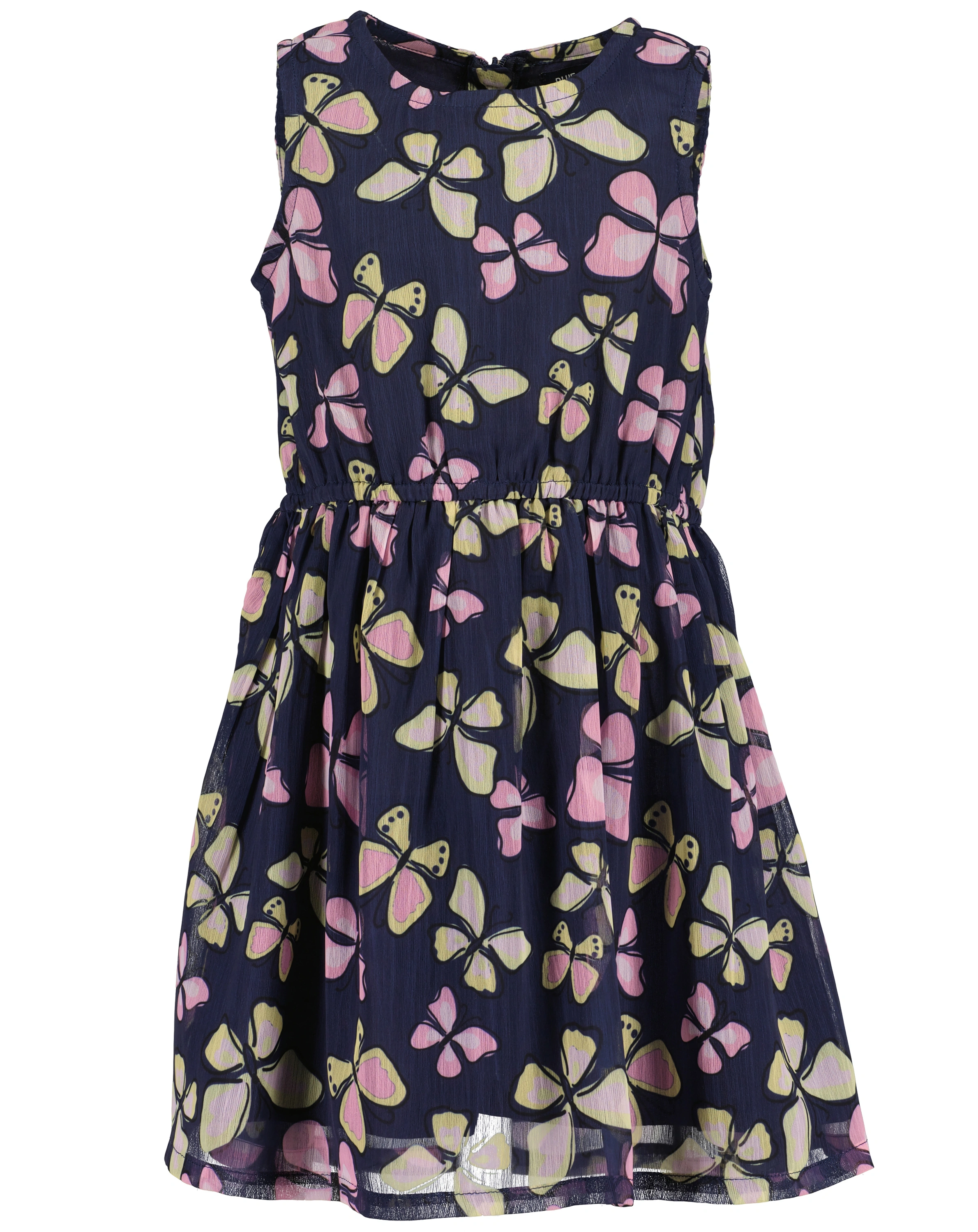 Kleid MARIPOSA ohne Arm in ultramarin
