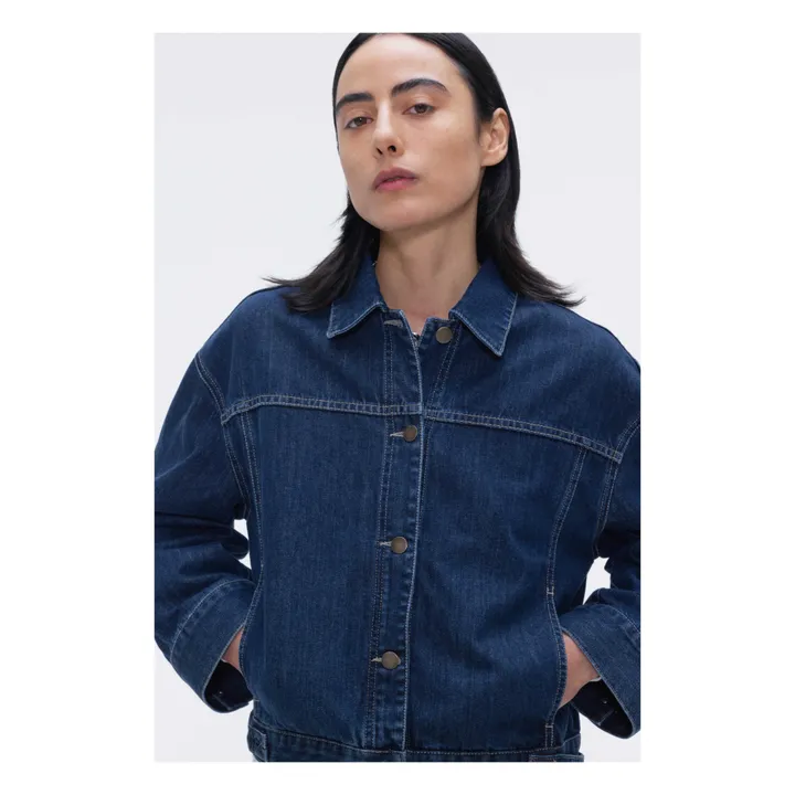 Our Sister Veste Tropical Tea Denim Coton Bio | Bleu