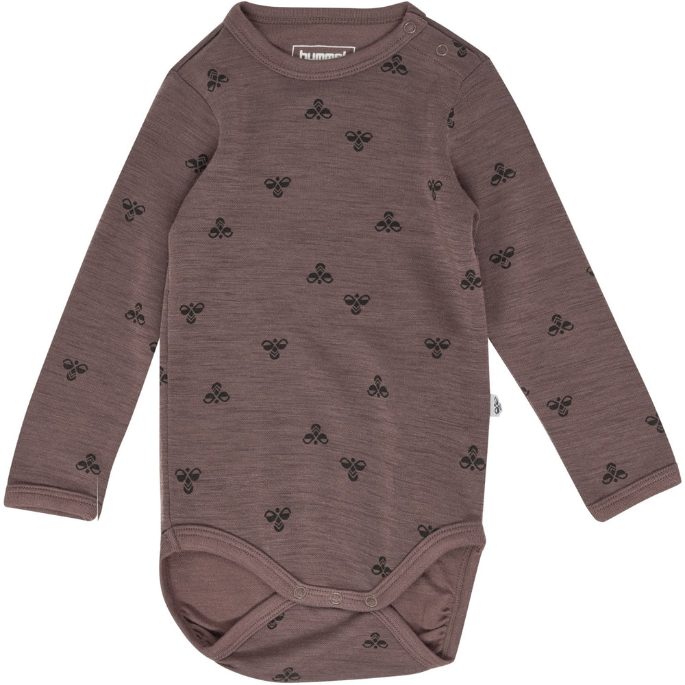 Køb Hummel Twilight Mauve Mini Uld Body L/S