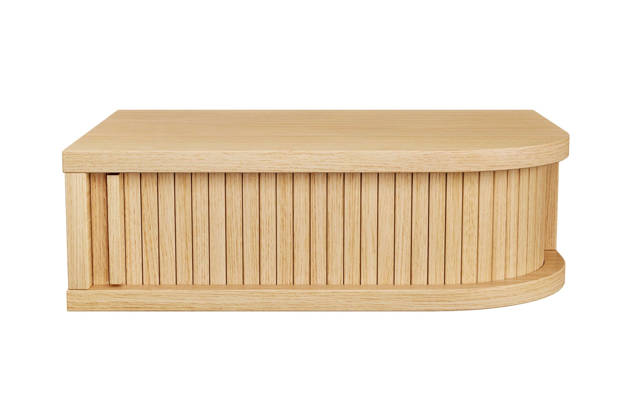 Woodman Nachttisch »Farsta« in 3 Farben, mit Tambourschiebetüren, mit Eichenholz furniert, FSC®
