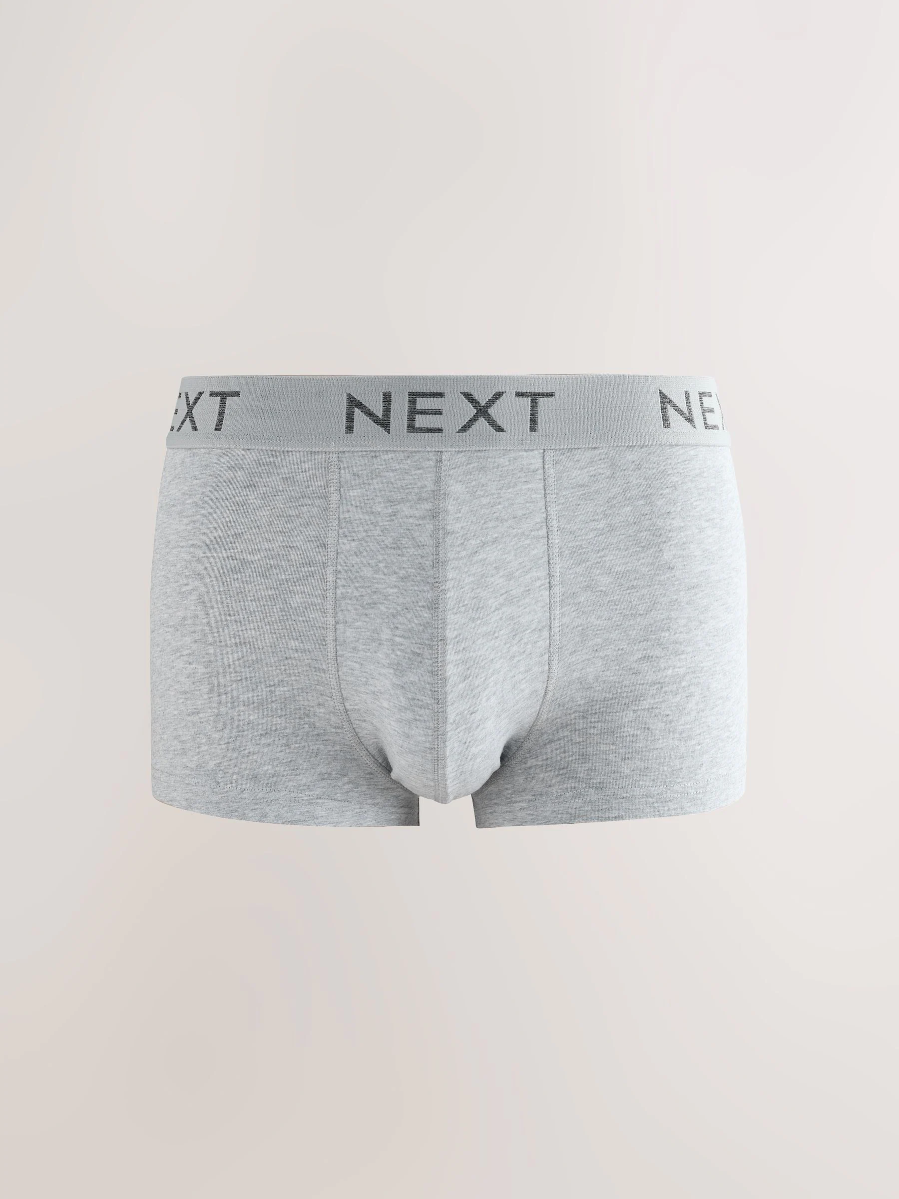 Blauw/grijs - 5 Hipsterboxershorts