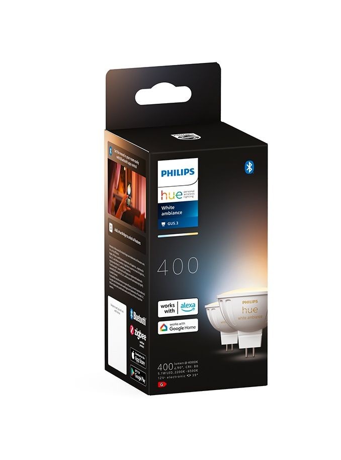Philips Hue - Ambiance LED Spot - 12V - White - 2 pcs