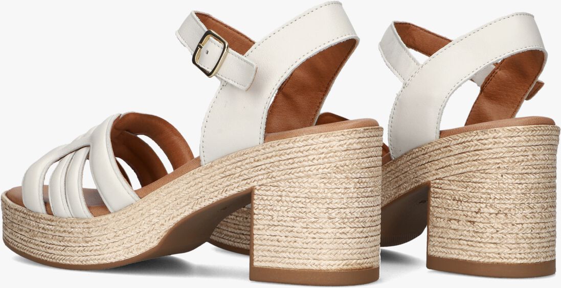witte notre-v sandalen met hak as-2000
