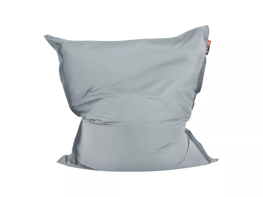 Pouf poire 300 L FUZZY 140 cm 180 cm Gris clair