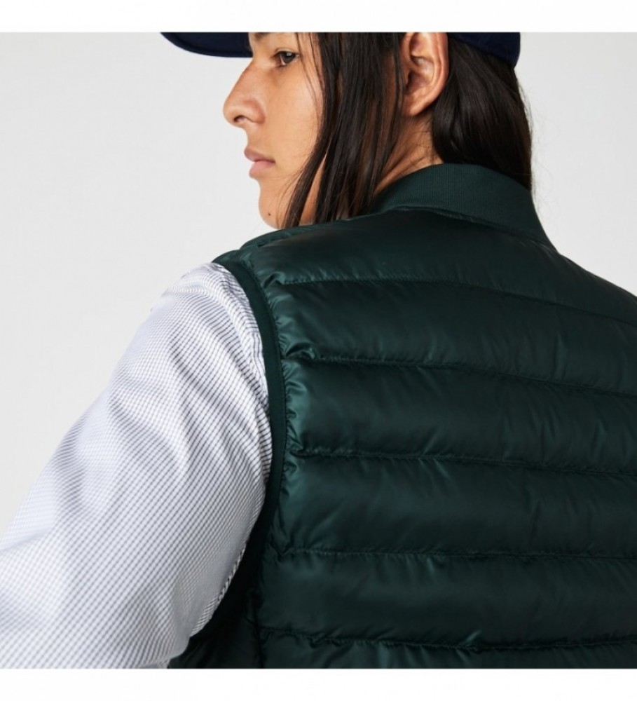 Colete acolchoado Lacoste verde