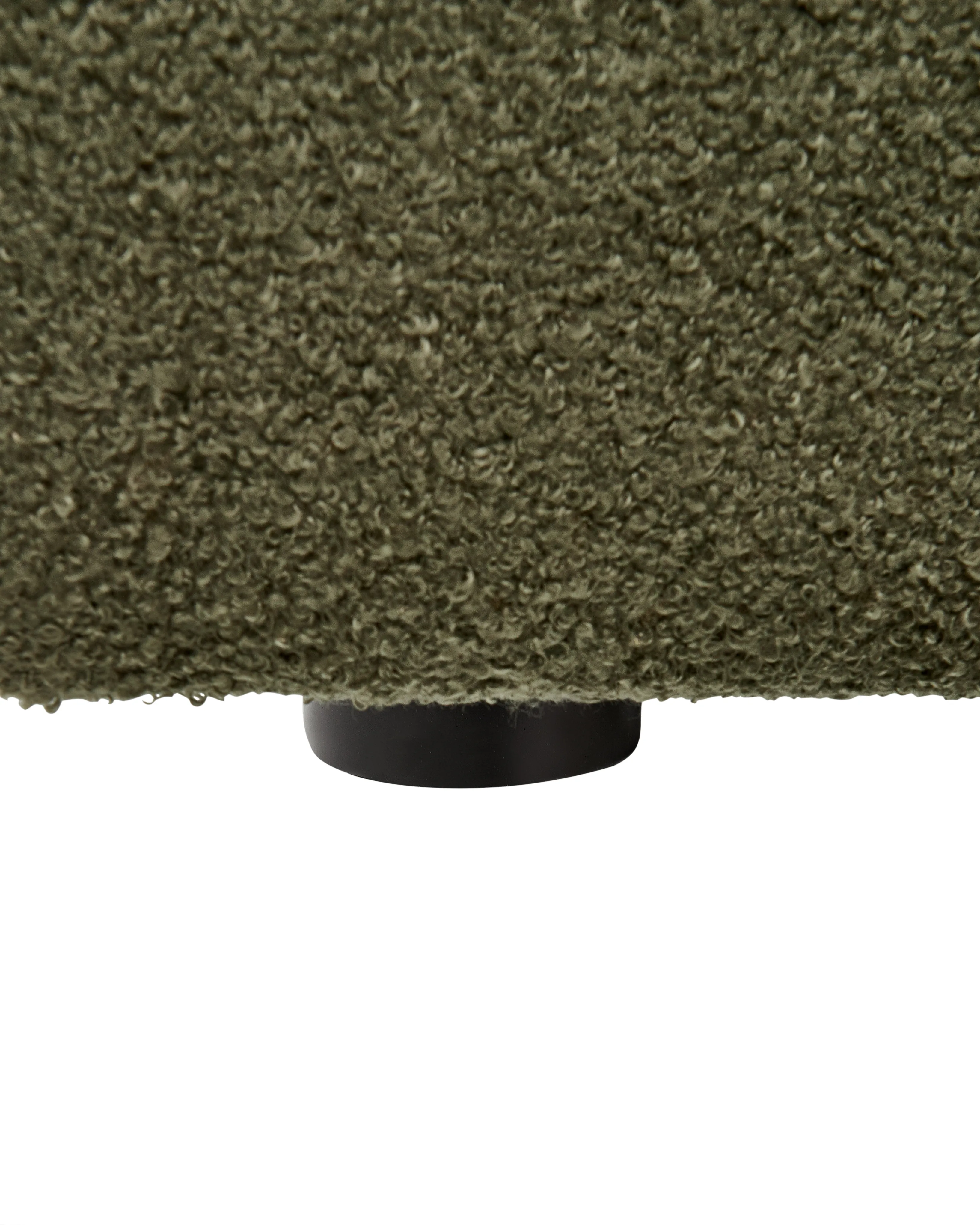 Fauteuil AGERUP Bouclé Donkergroen