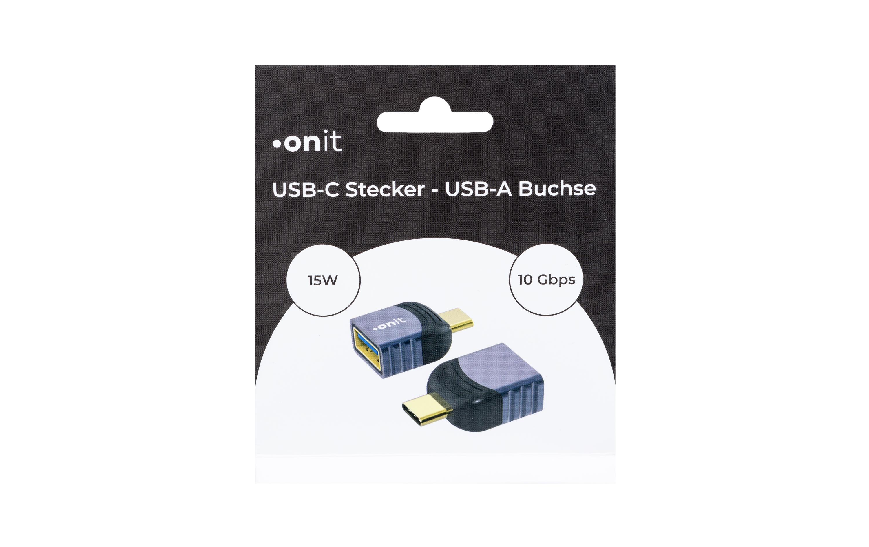 USB 3.1 Adapter USB-C Stecker - USB-A Buchse, 1 StückAdapter USB-C auf USB-A