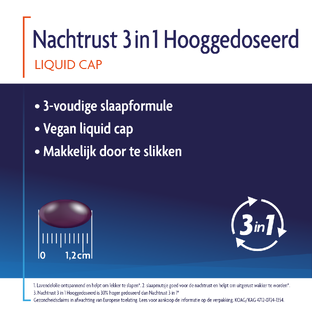 Shiepz Nachtrust 3 in 1 Hooggedoseerd Capsules 30TB