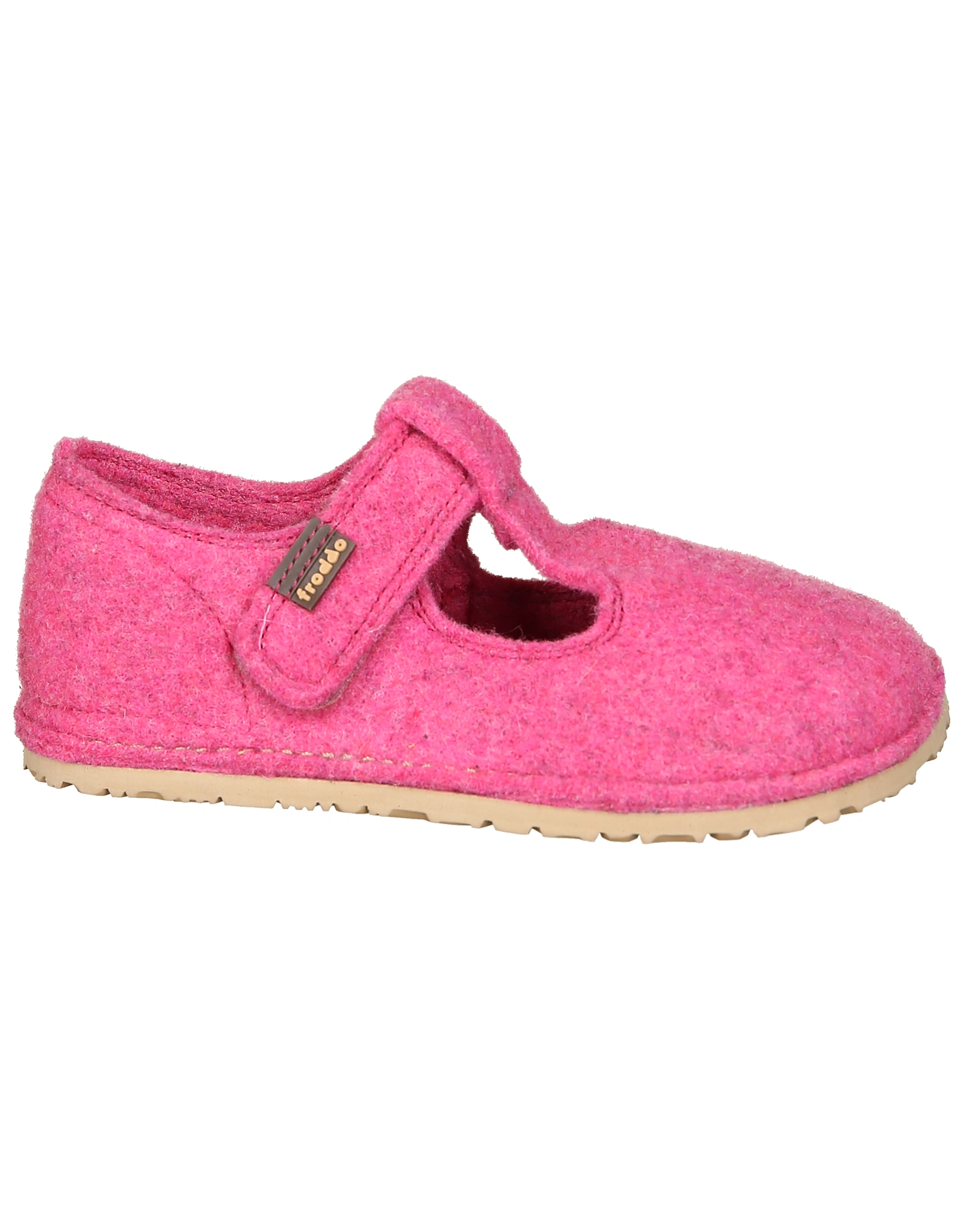 Hausschuhe FLEXY WOOLY BAREFOOT in fuxia