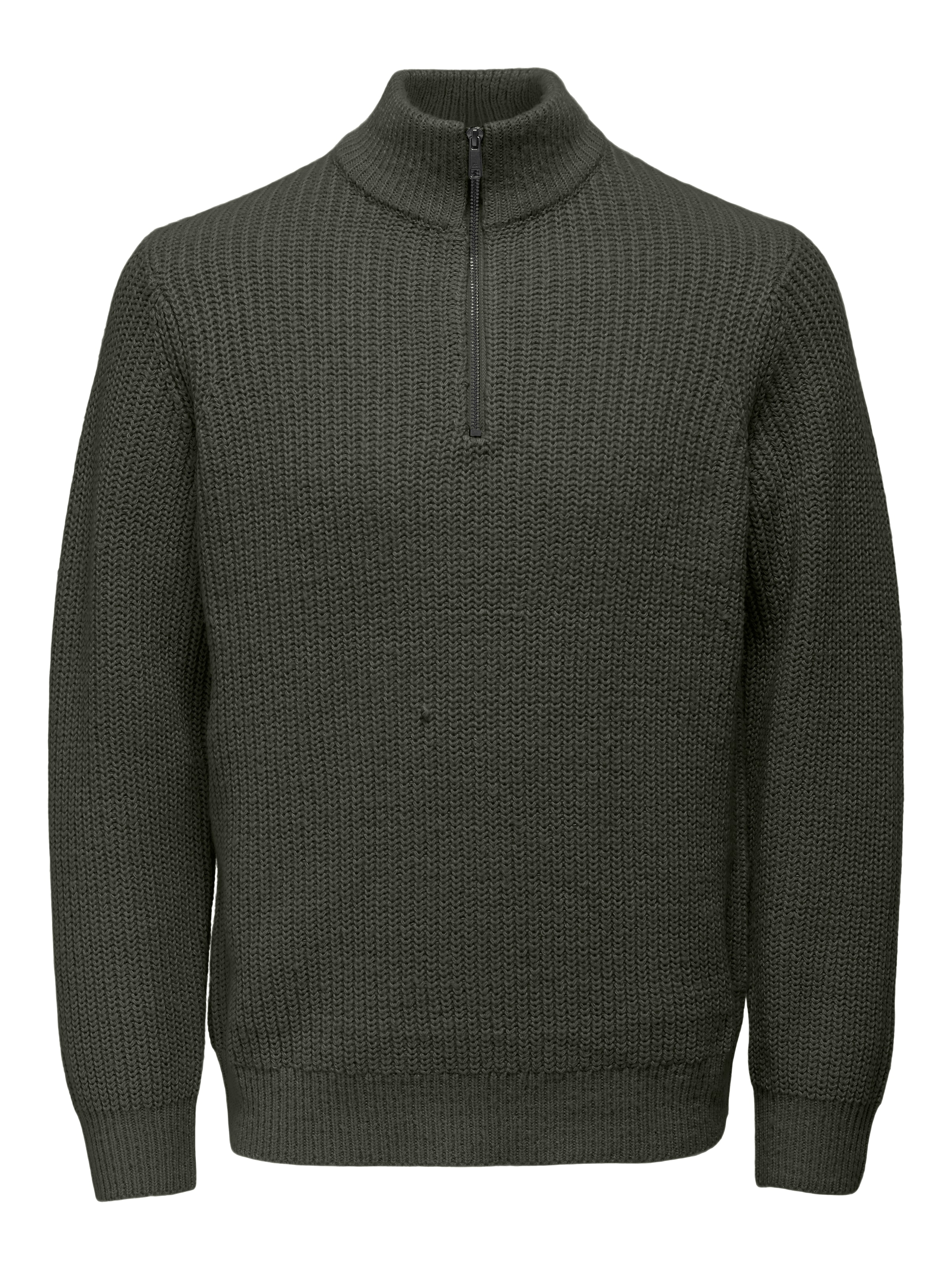 ONLY & SONS Troyer »ONSROLF REG HALF ZIP NECK KNIT - OTL«